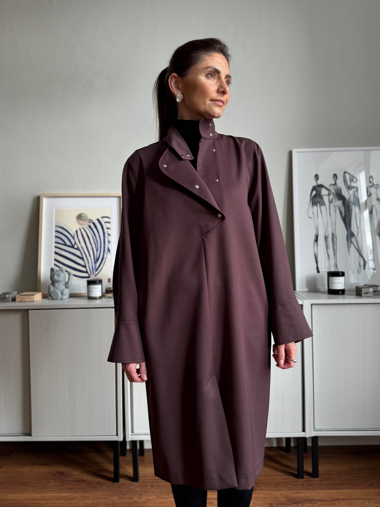 bilbao fine wool dress