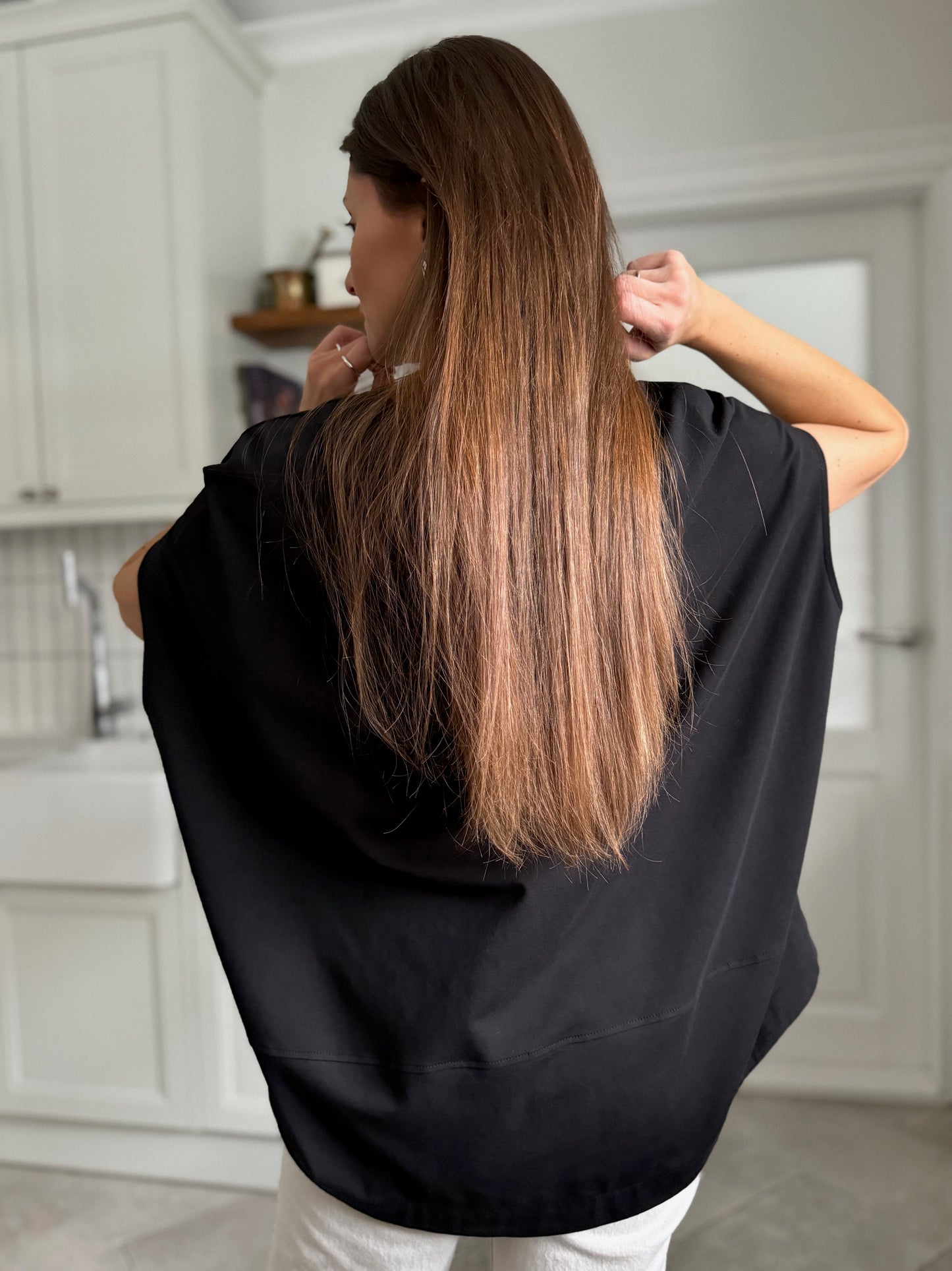 bodo cape-style t-shirt (black collection)