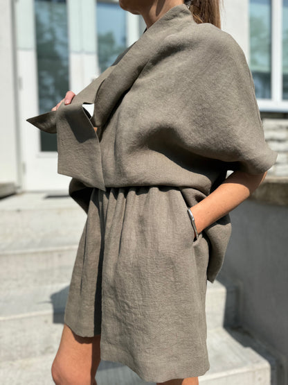 casablanca linen shorts