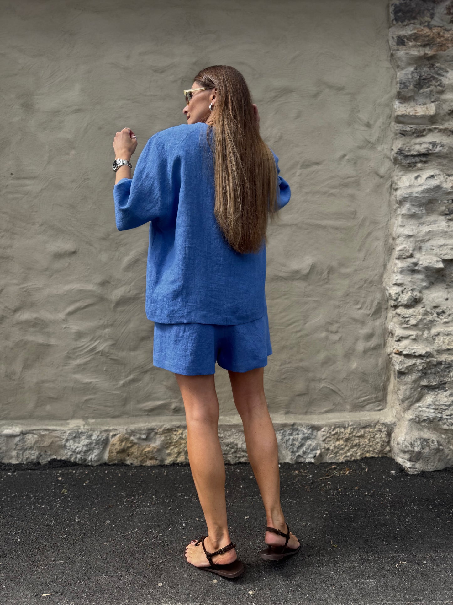 casablanca linen shorts