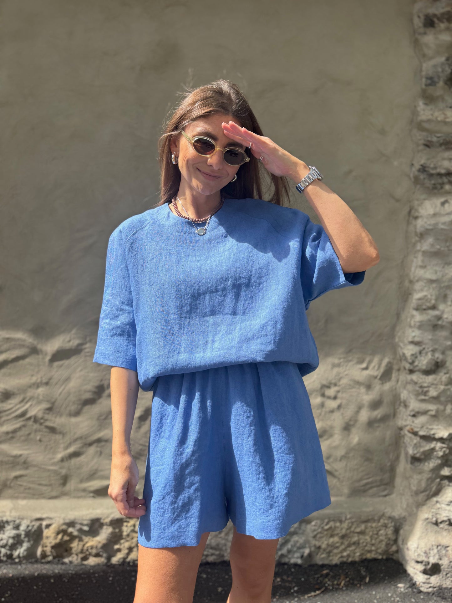 casablanca linen shorts