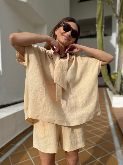 casablanca linen shorts