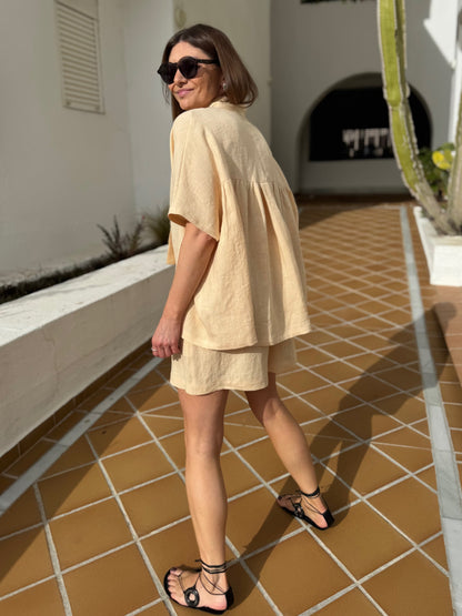 casablanca linen shorts