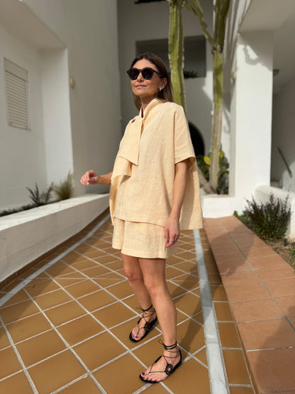 casablanca linen shorts