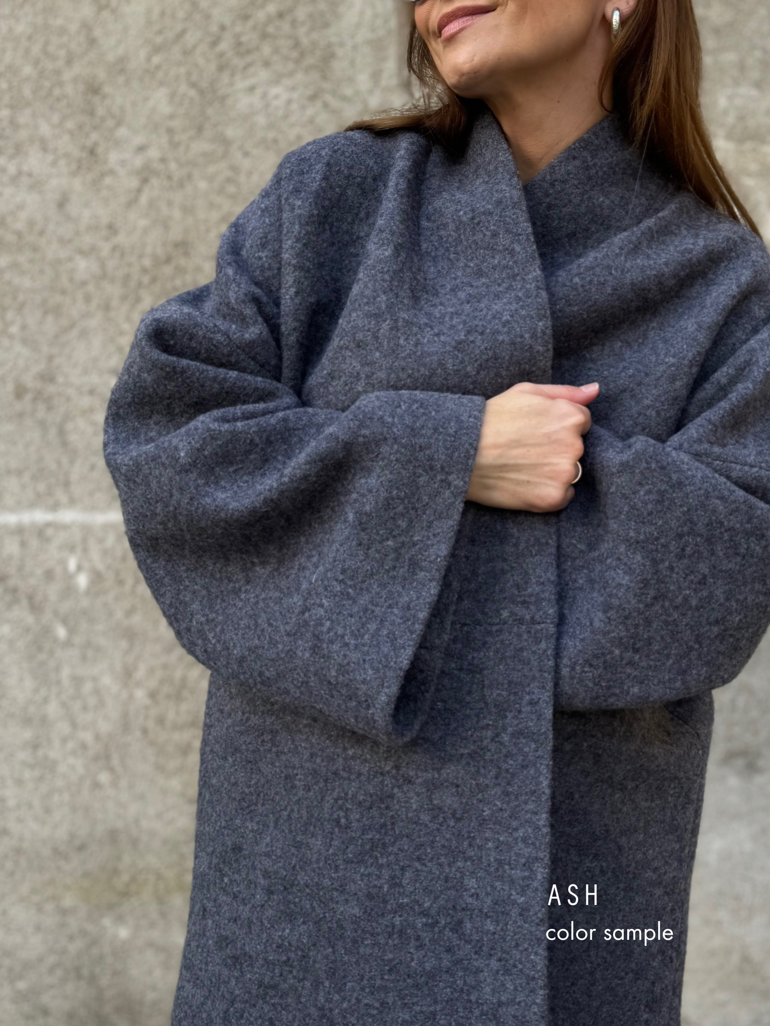 kyoto wool boucle coat – ateljee gwubi kyoto wool boucle coat – ateljee gwubi