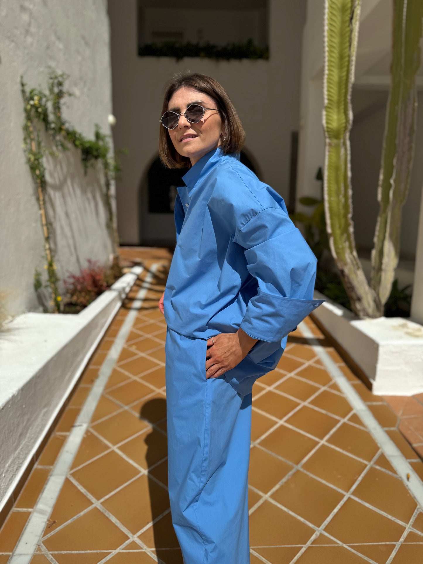 acapulco poplin trousers