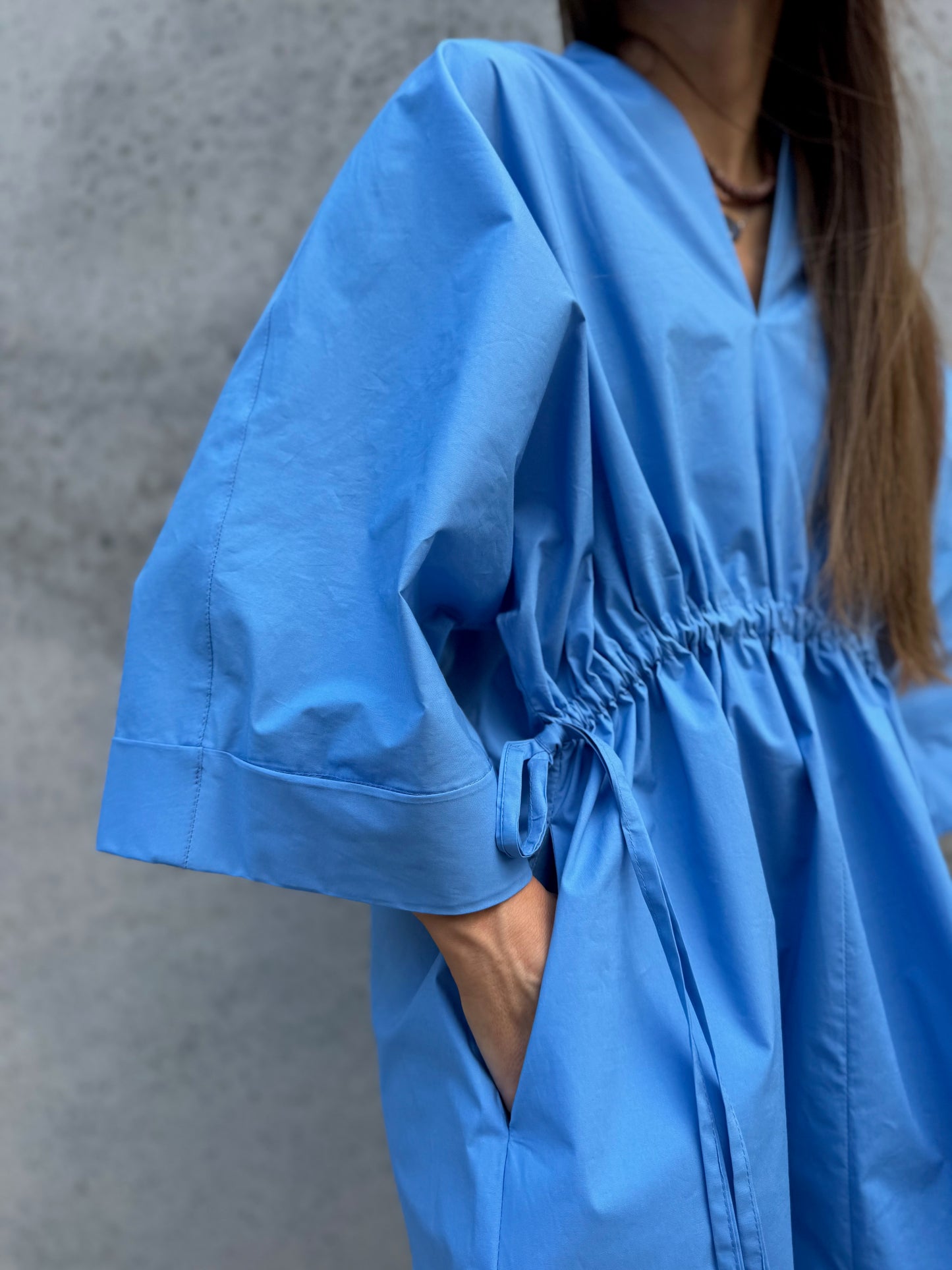 deia poplin mini dress