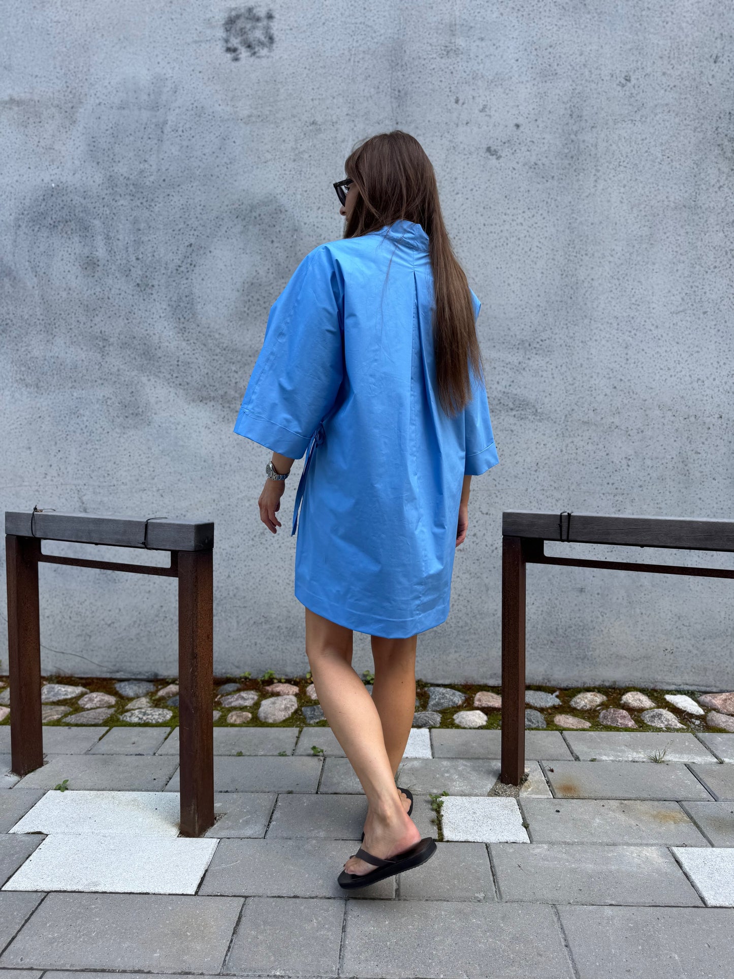 deia poplin mini dress