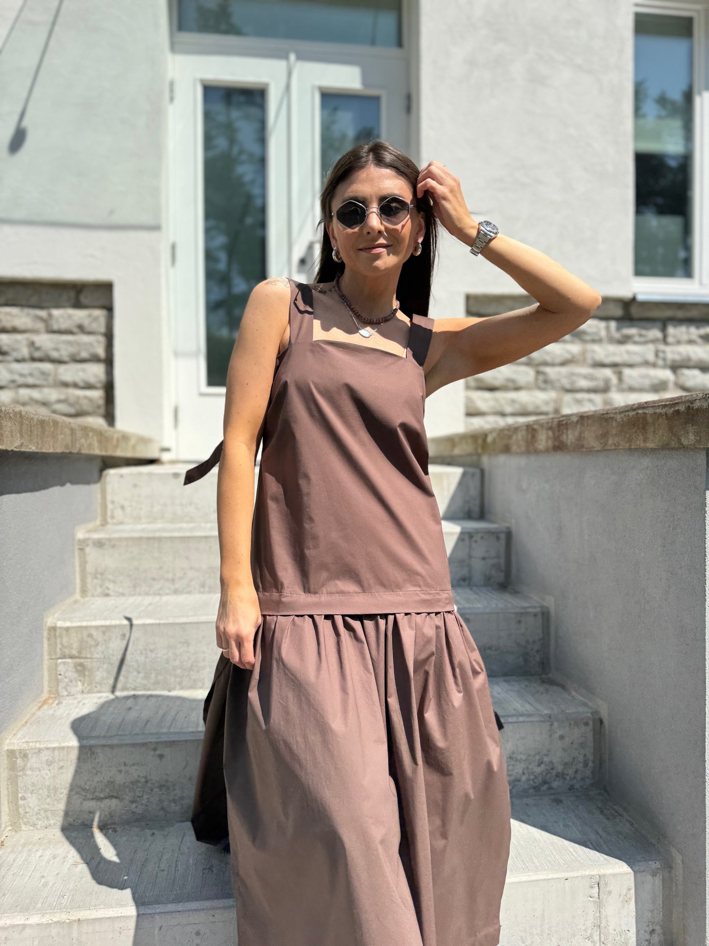 mahon poplin dress