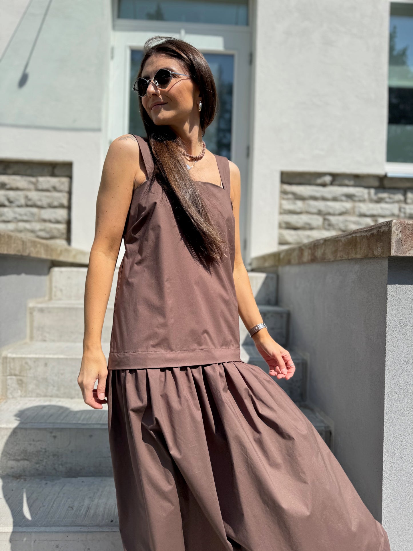 mahon poplin dress