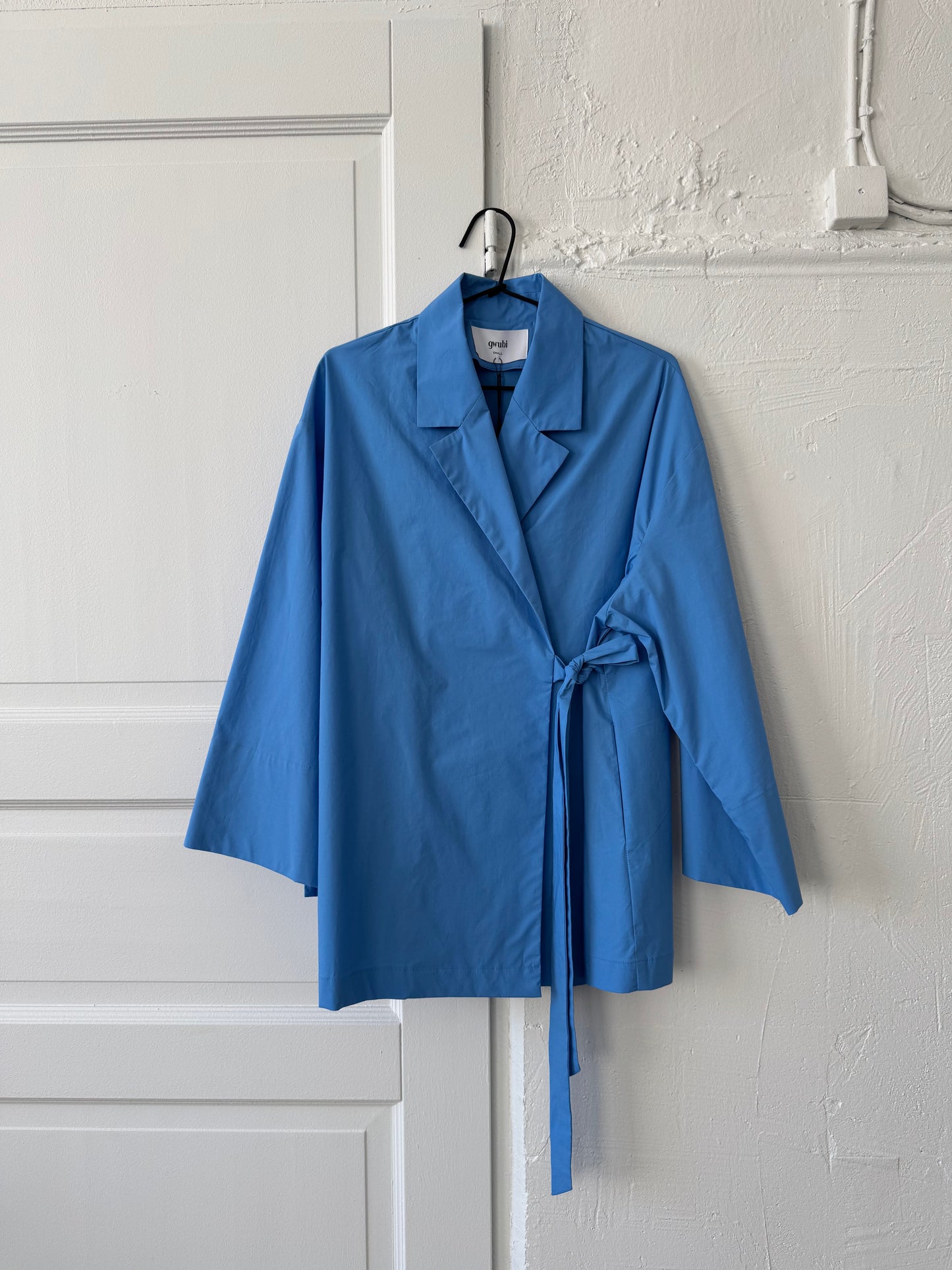 siena poplin blouse (azure, s)