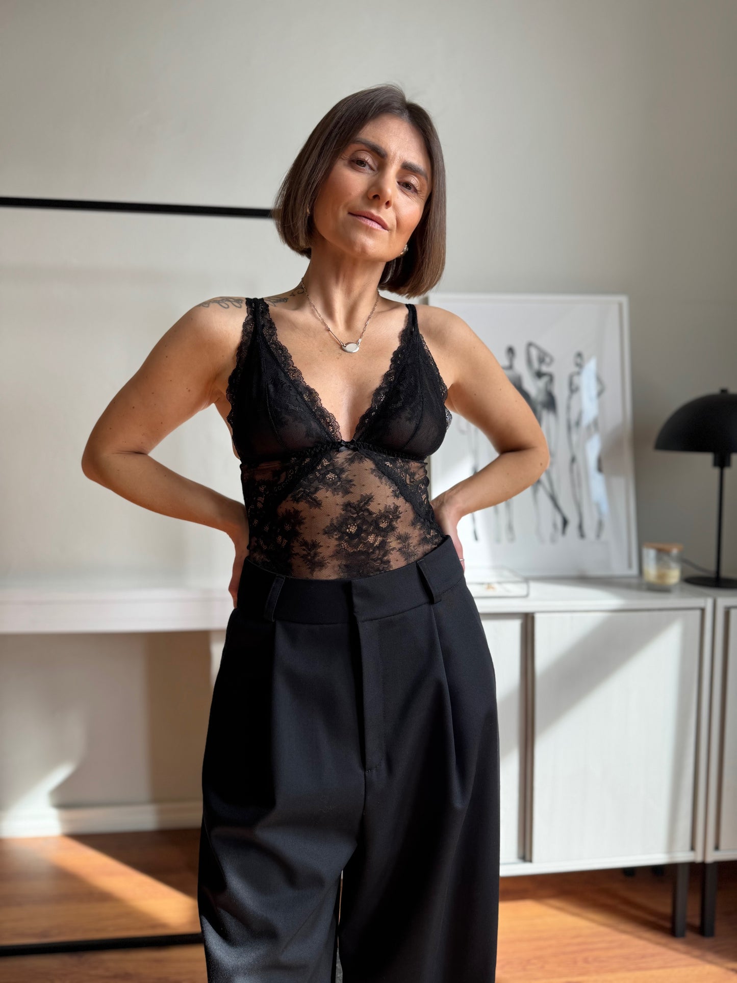 douro fine wool trousers