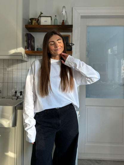 elda long sleeve t-shirt (white collection)