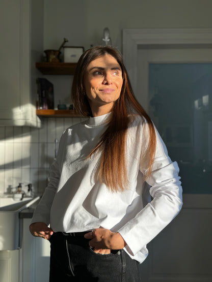 elda long sleeve t-shirt (white collection)