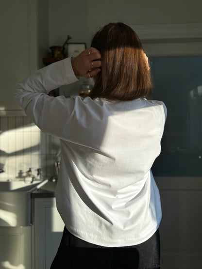 elda long sleeve t-shirt (white collection)