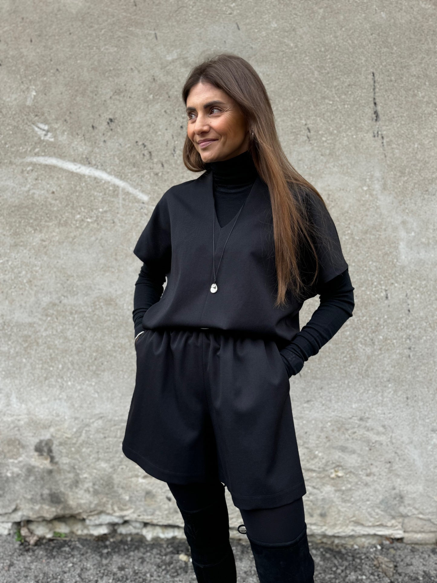 como fine wool blouse