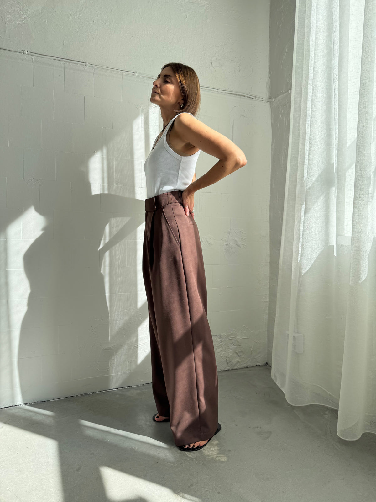 douro fine wool trousers