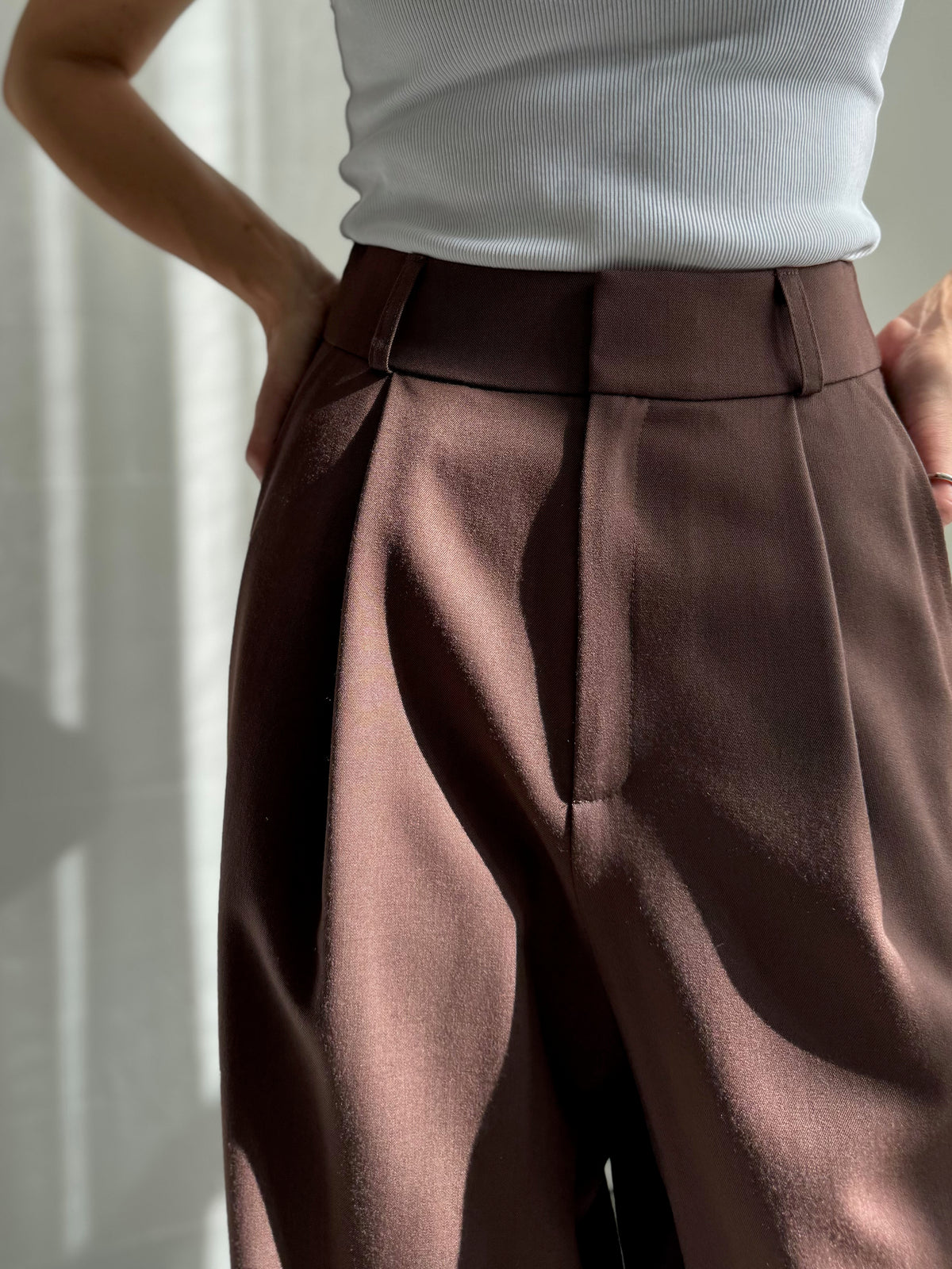 douro fine wool trousers