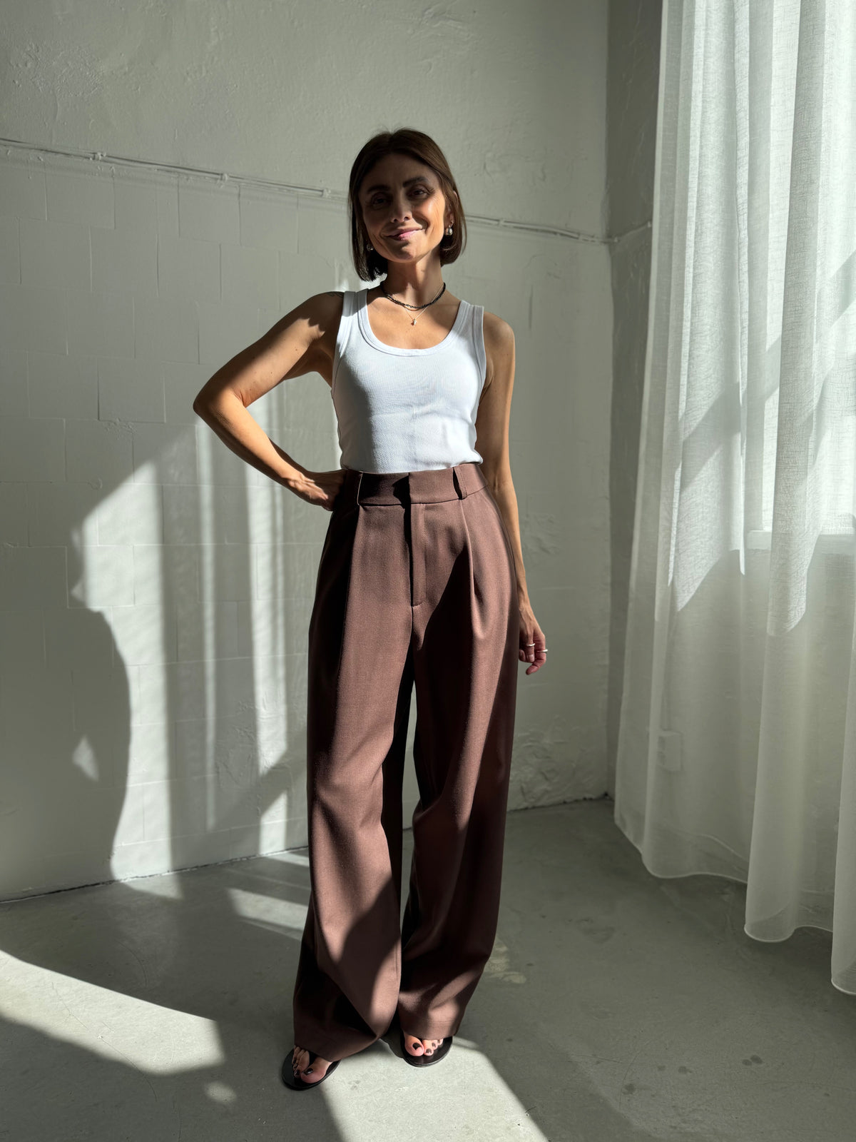 douro fine wool trousers