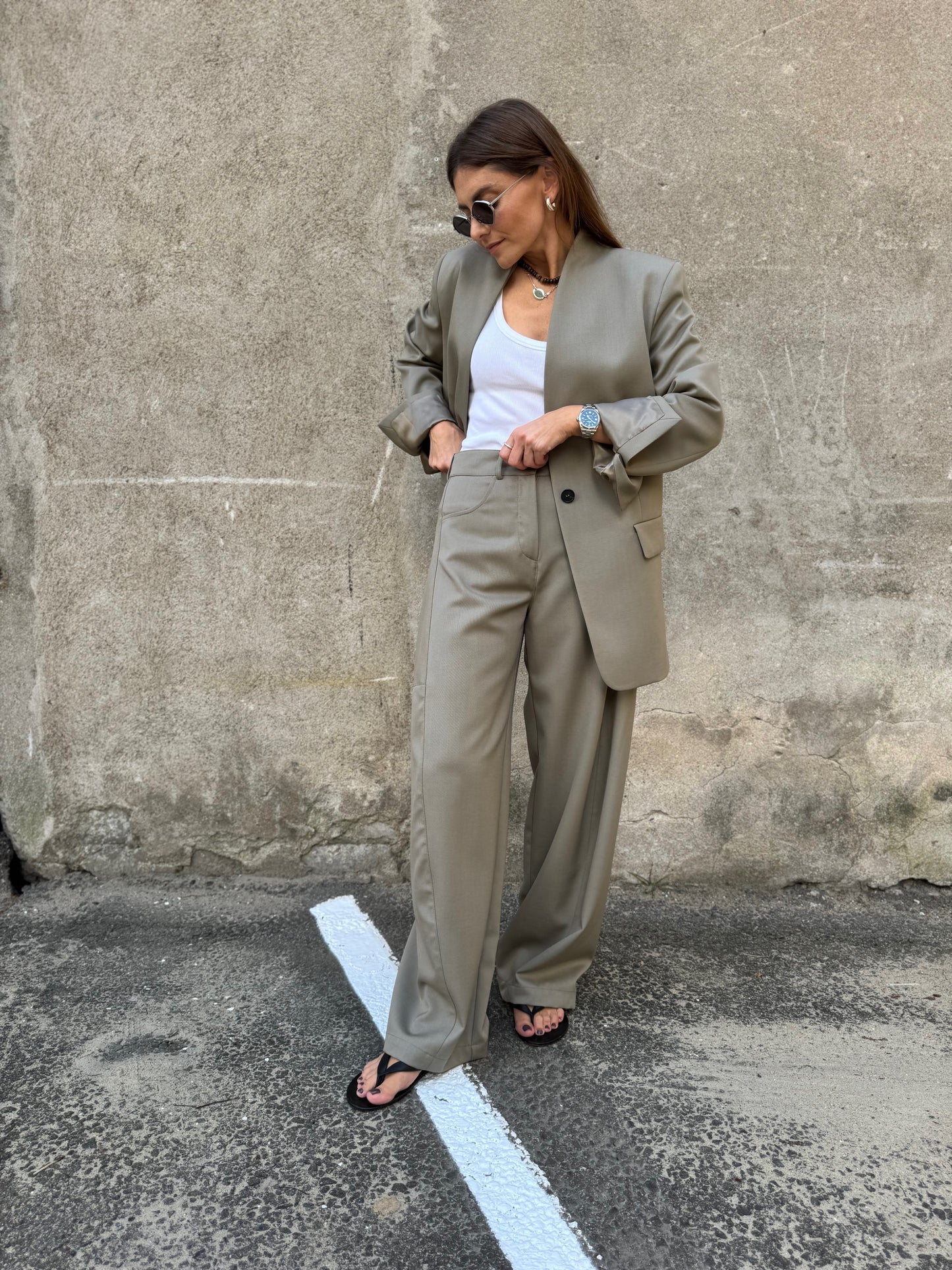 malaga fine wool blazer