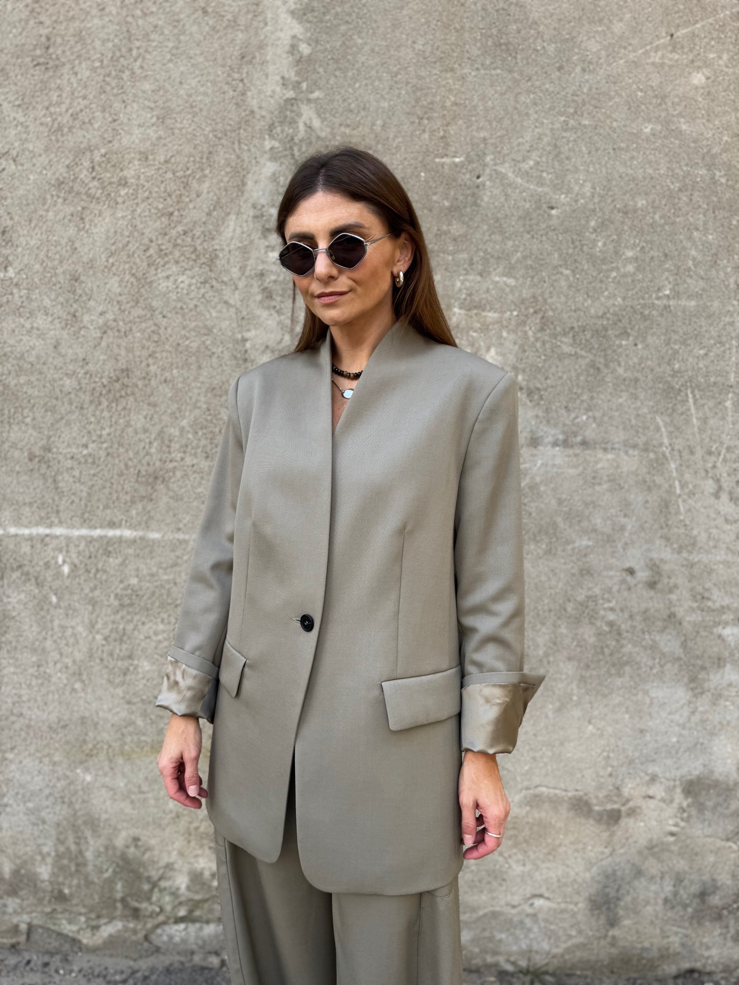 malaga fine wool blazer