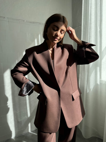malaga fine wool blazer