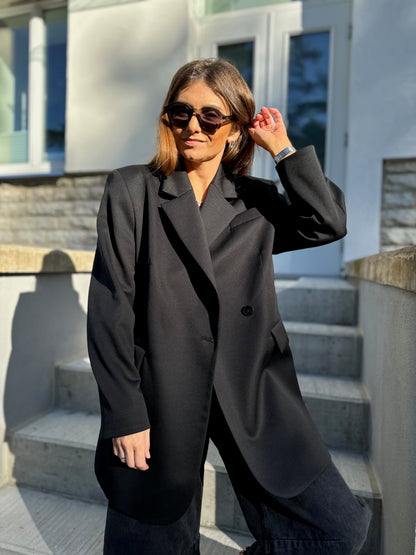 milan oversized fine wool blazer