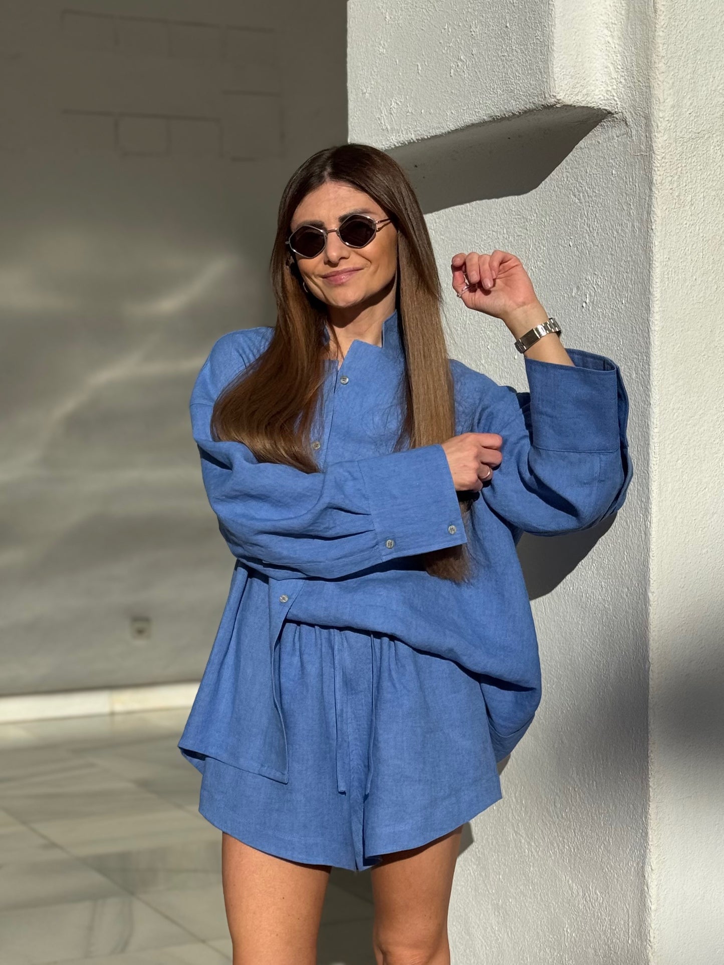 harajuku linen shirt