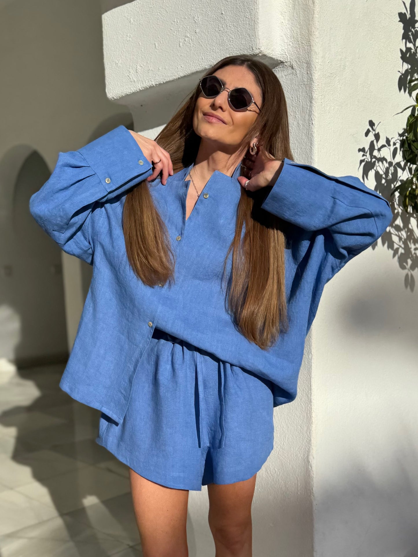 harajuku linen shirt