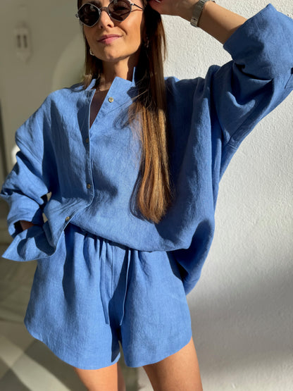 harajuku linen shorts