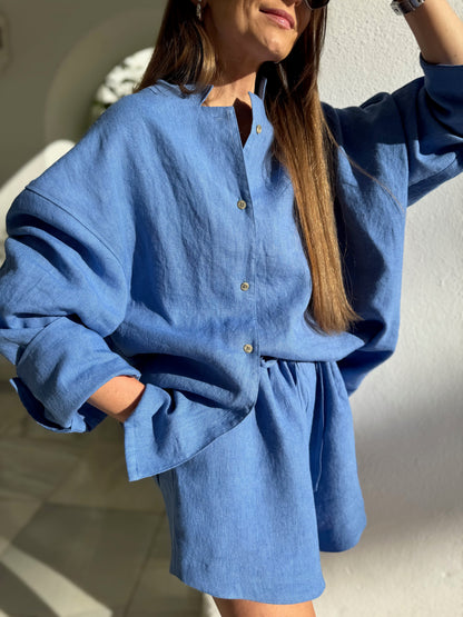 harajuku linen shorts