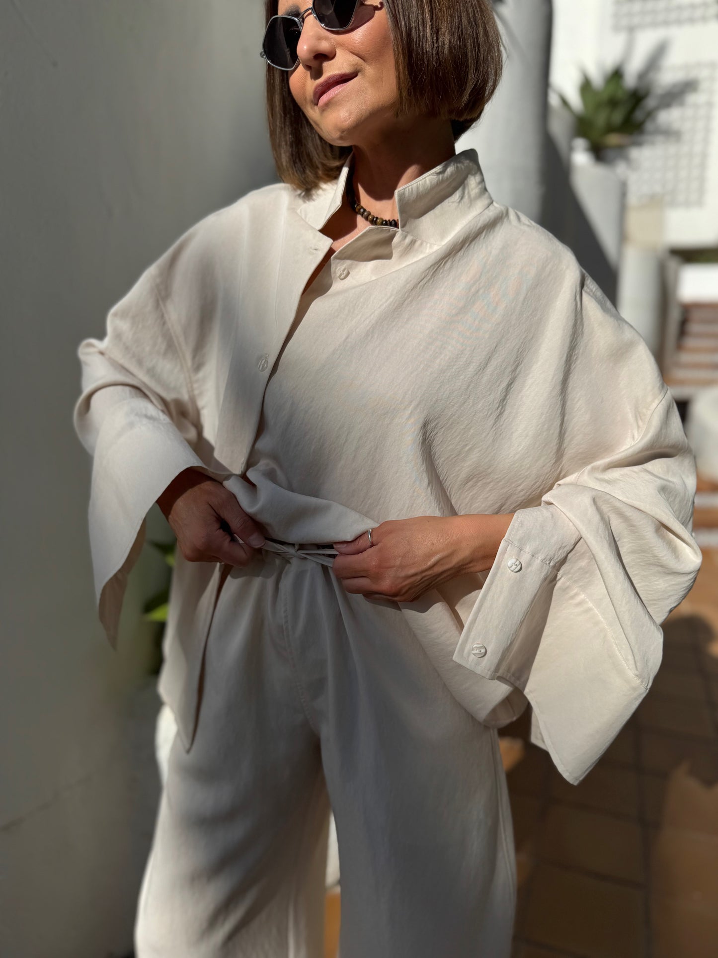 harajuku lyocell shirt