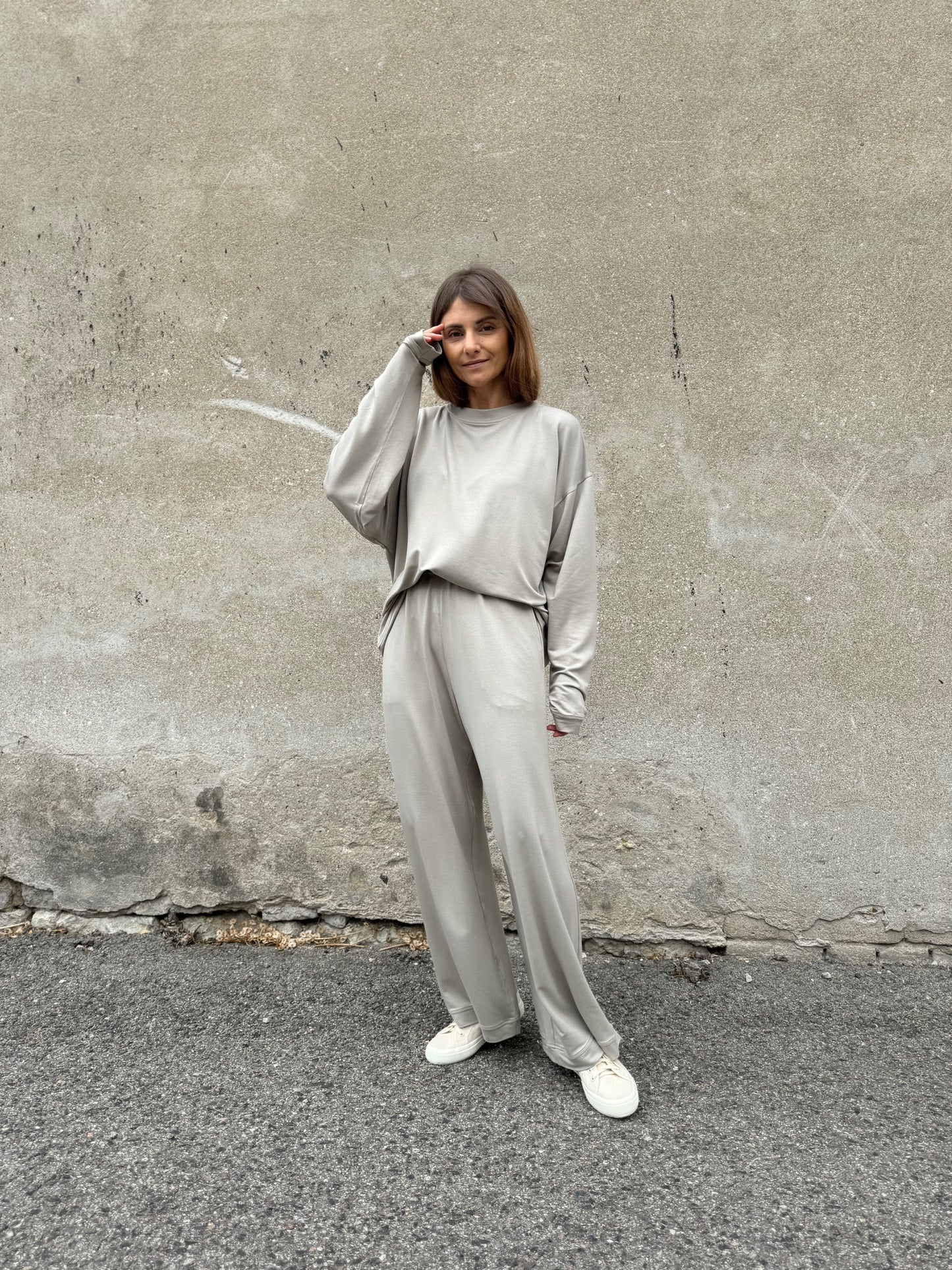 haro viscose french terry long sleeve shirt