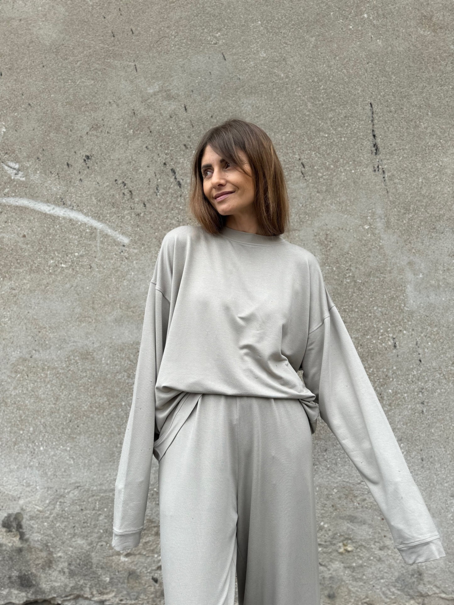 haro viscose french terry trousers