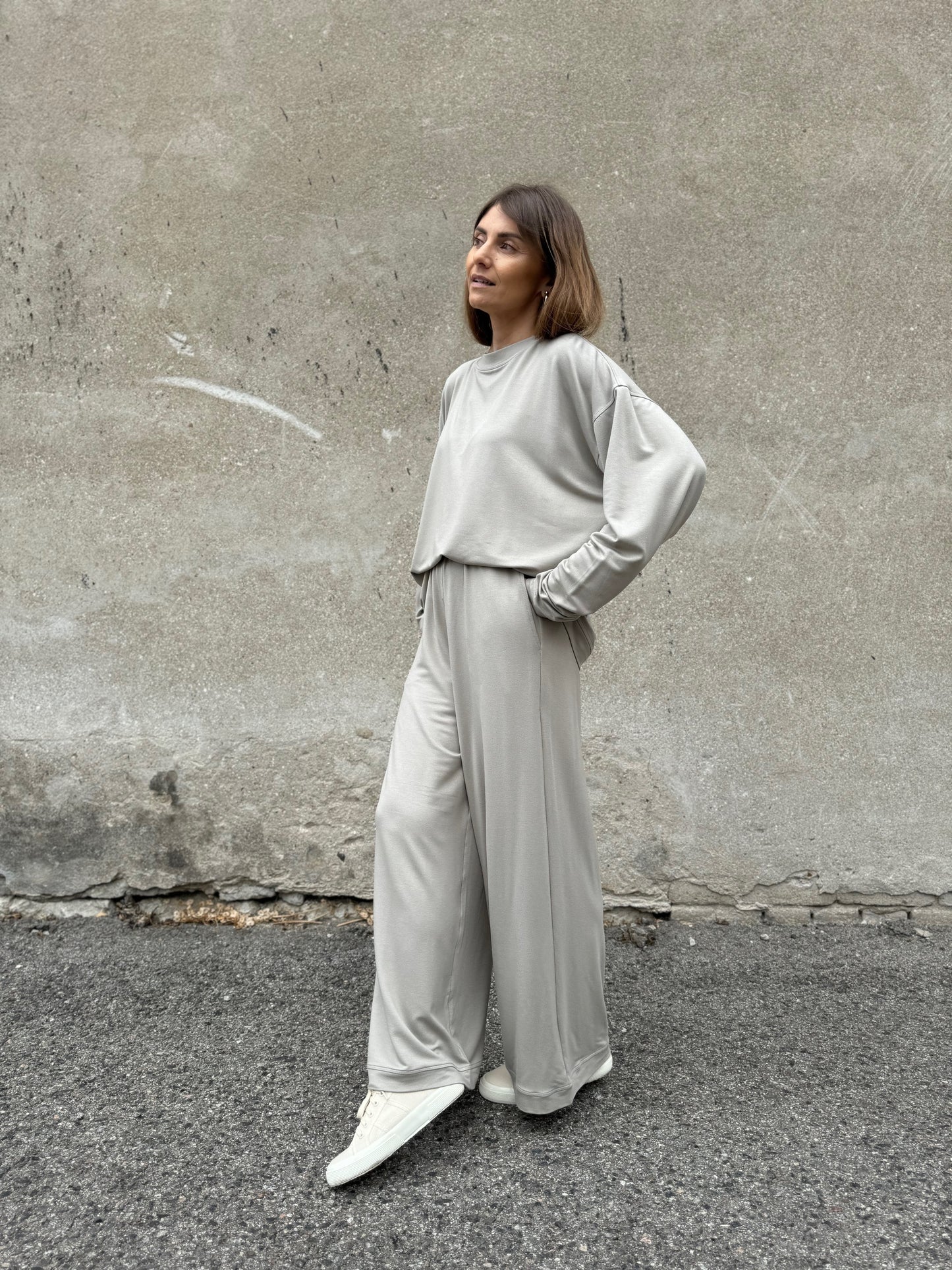 haro viscose french terry trousers