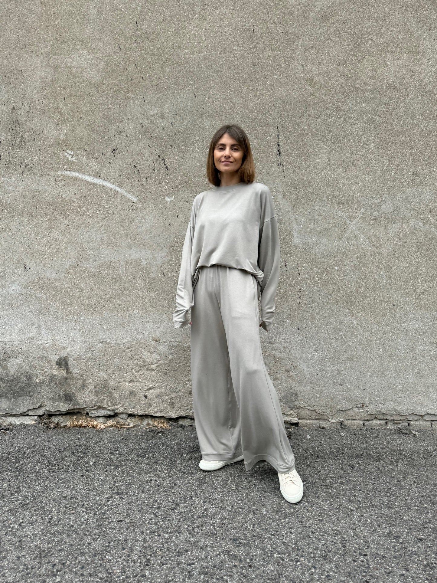 haro viscose french terry trousers