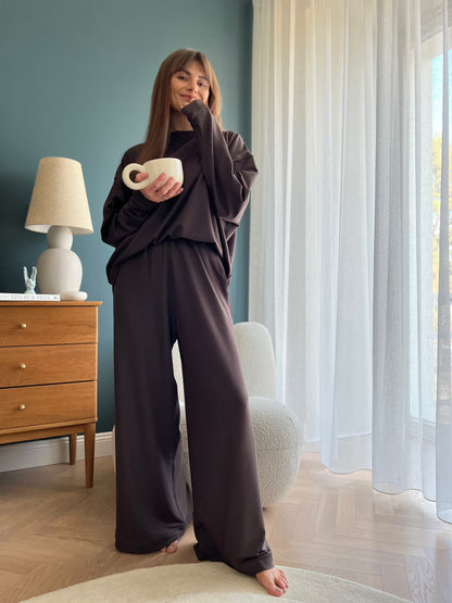 haro viscose french terry trousers