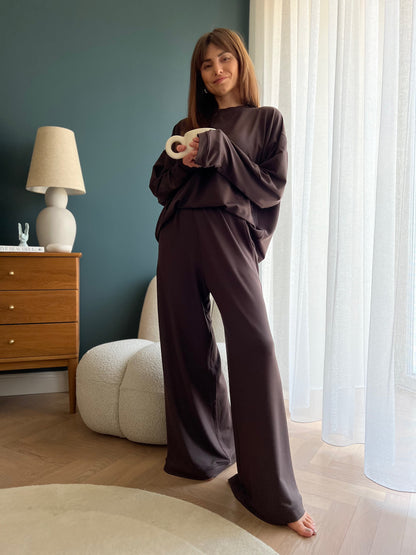 haro viscose french terry trousers