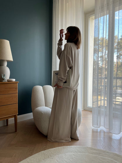 haro viscose french terry trousers