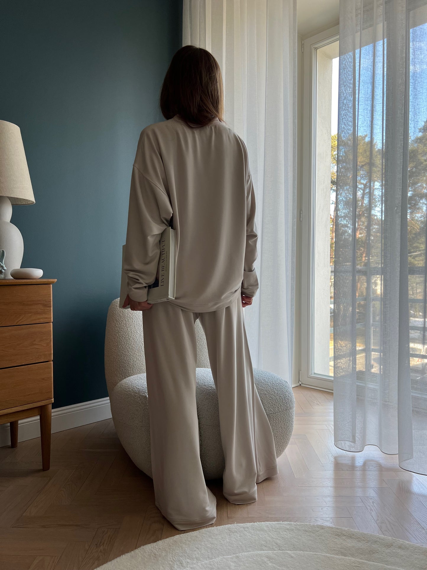 haro viscose french terry trousers