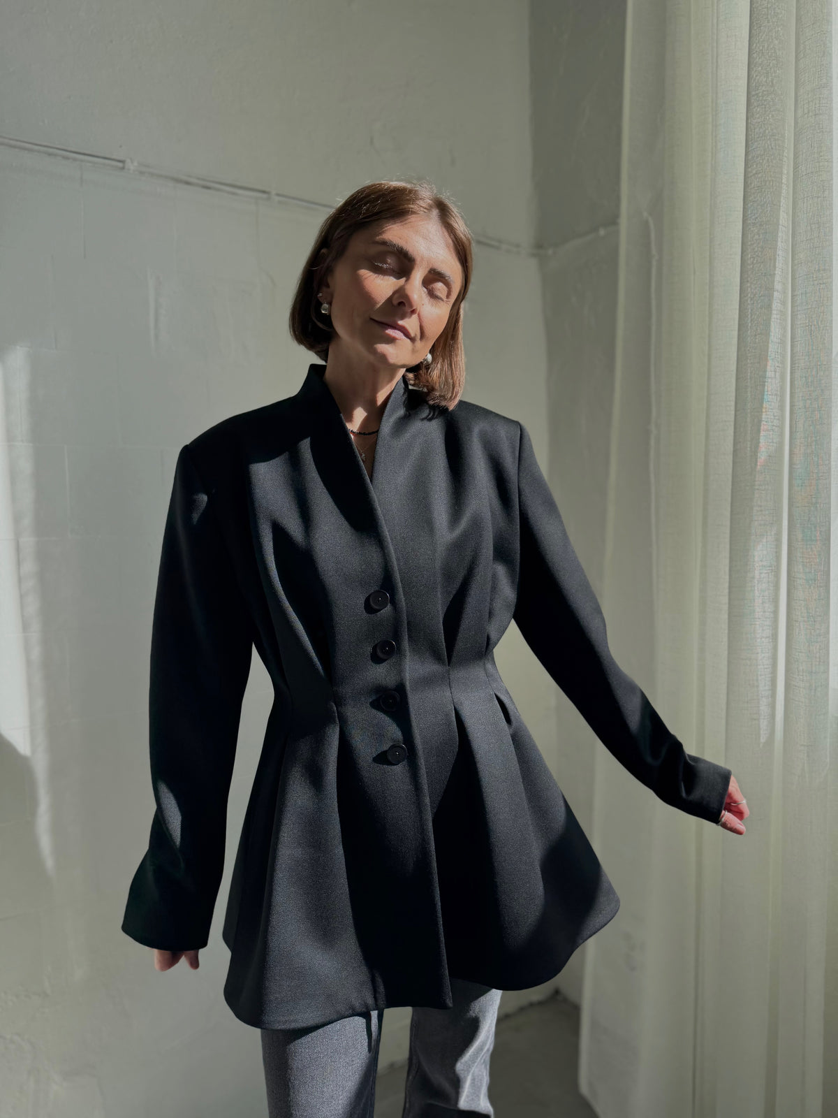 paris heavy fine wool blazer