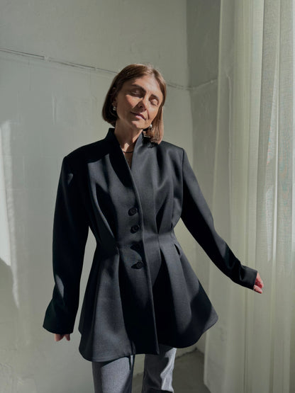 paris heavy fine wool blazer