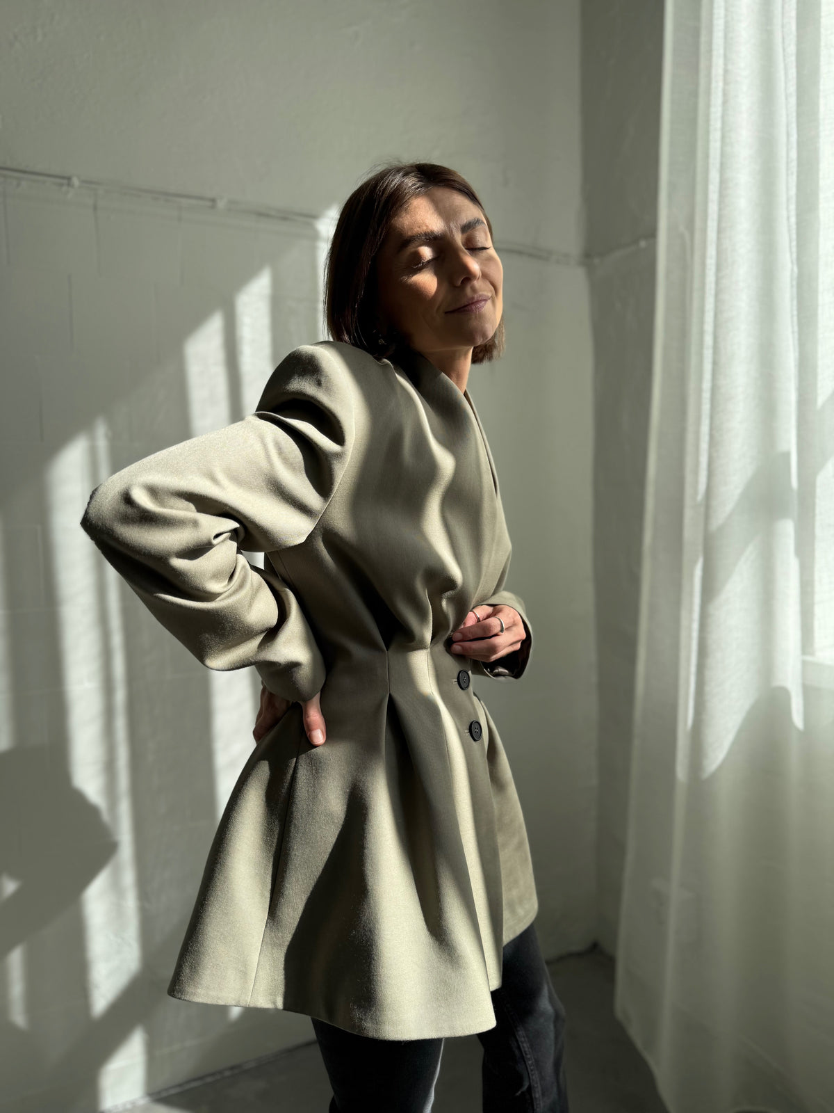 paris heavy fine wool blazer