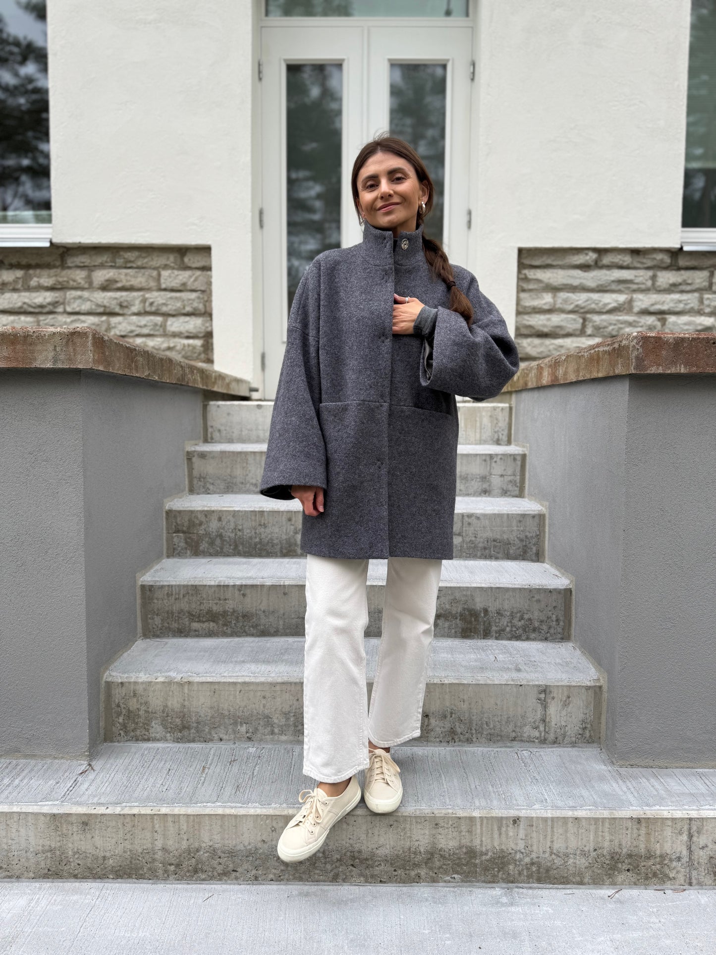 kyoto wool boucle jacket