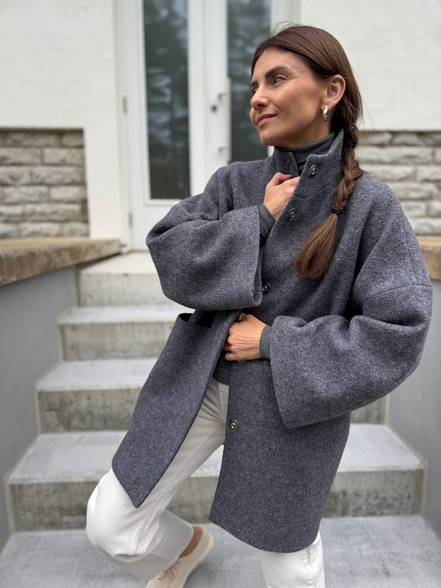 kyoto wool boucle jacket