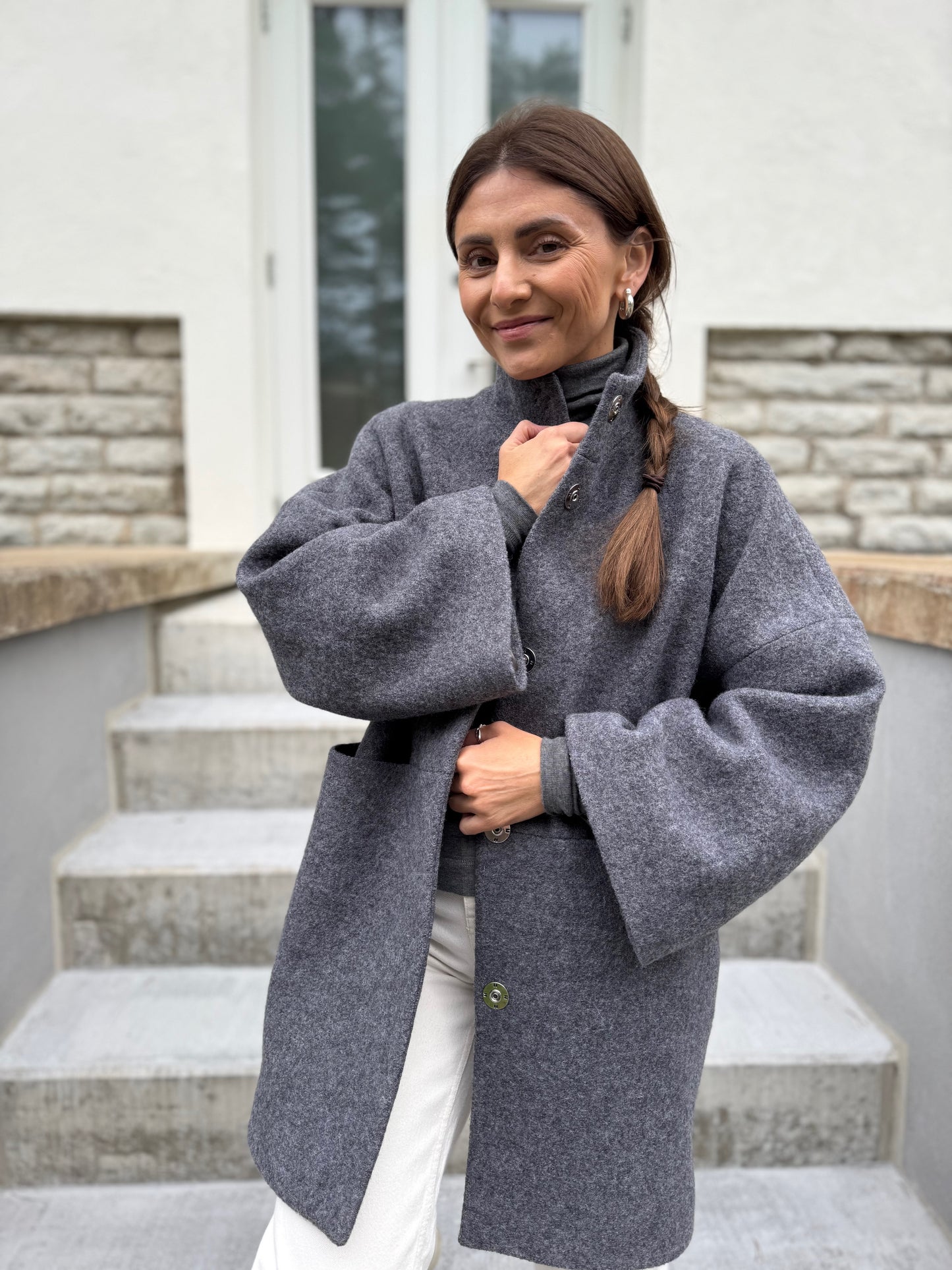 kyoto wool boucle jacket