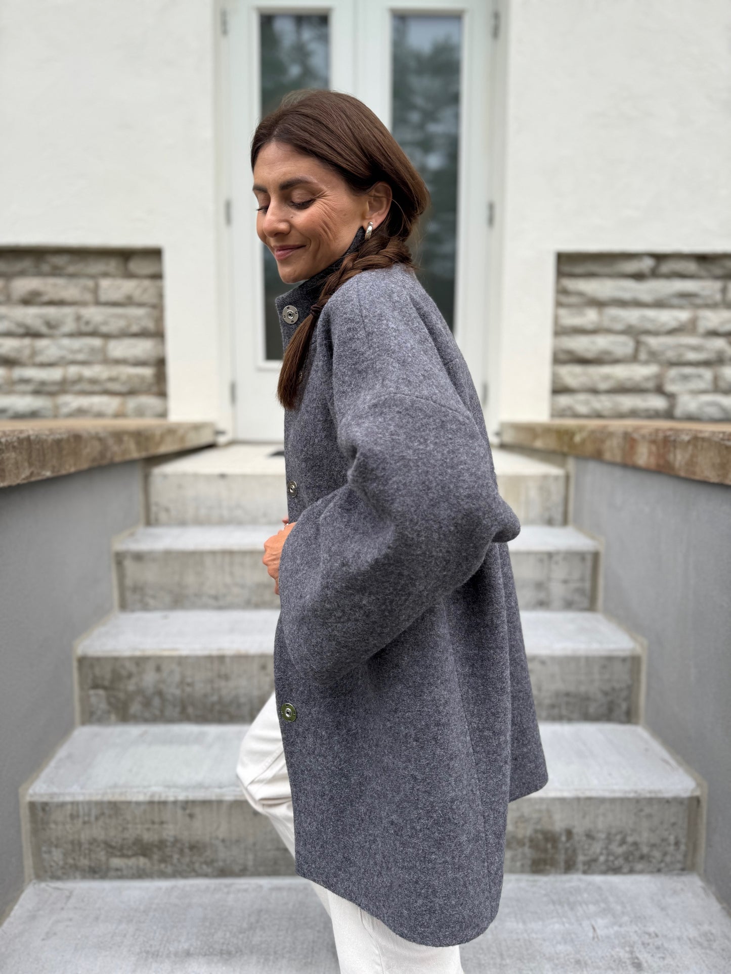 kyoto wool boucle jacket