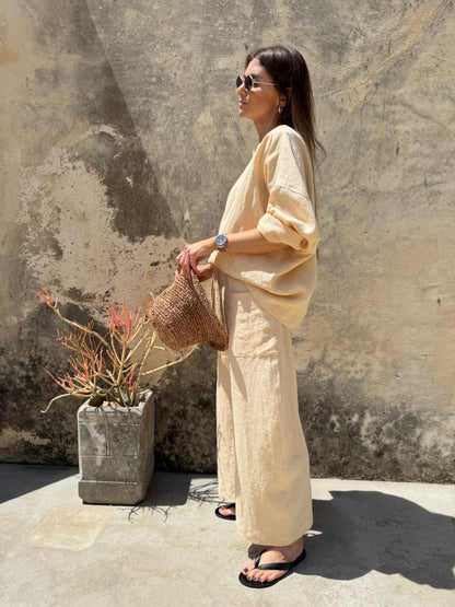 acapulco linen trousers