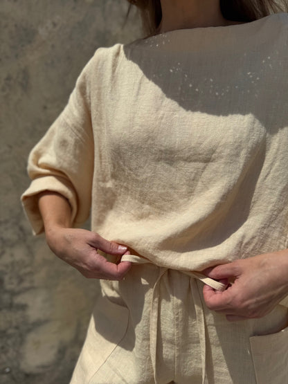 acapulco linen trousers