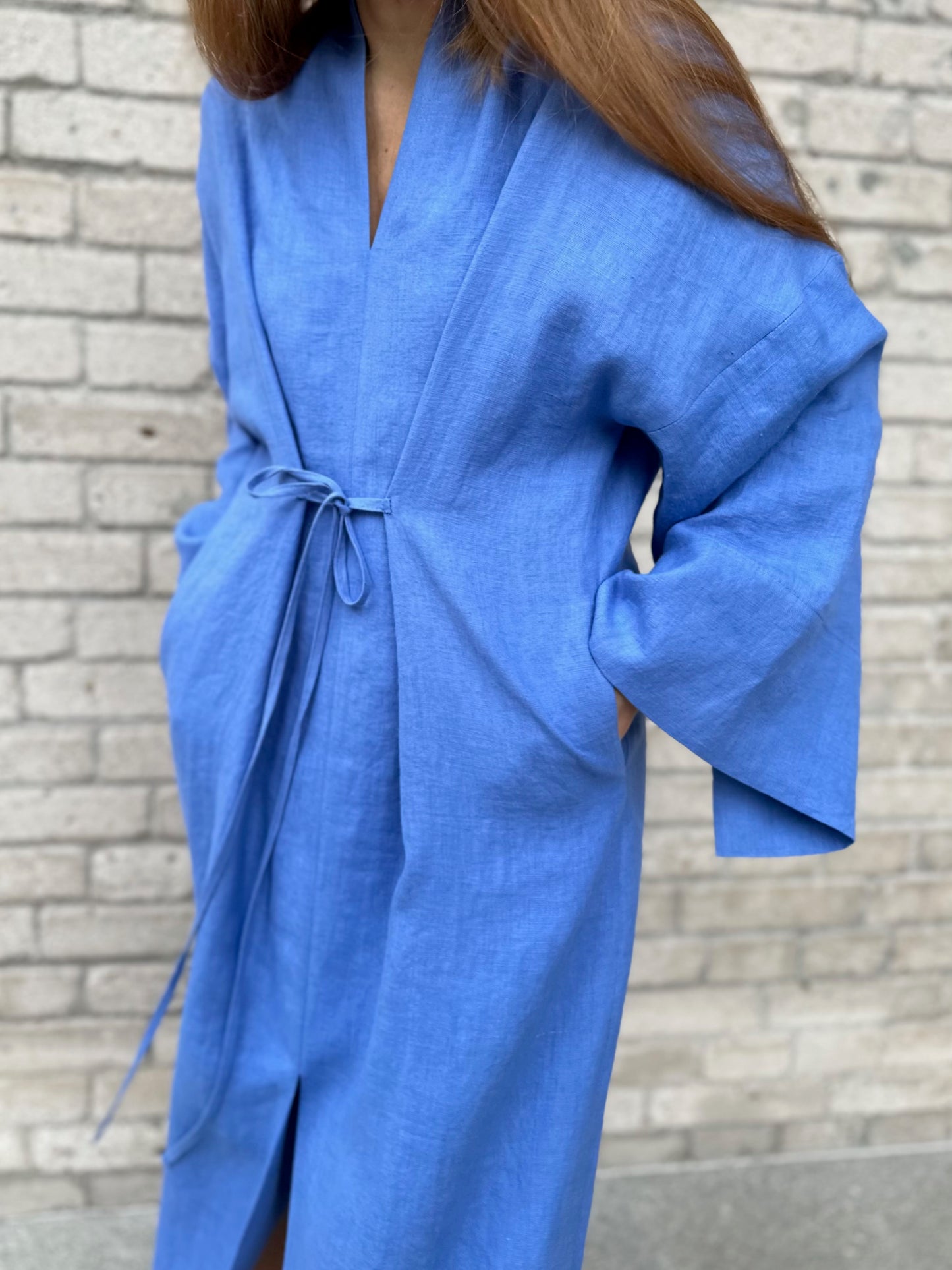 bari linen dress